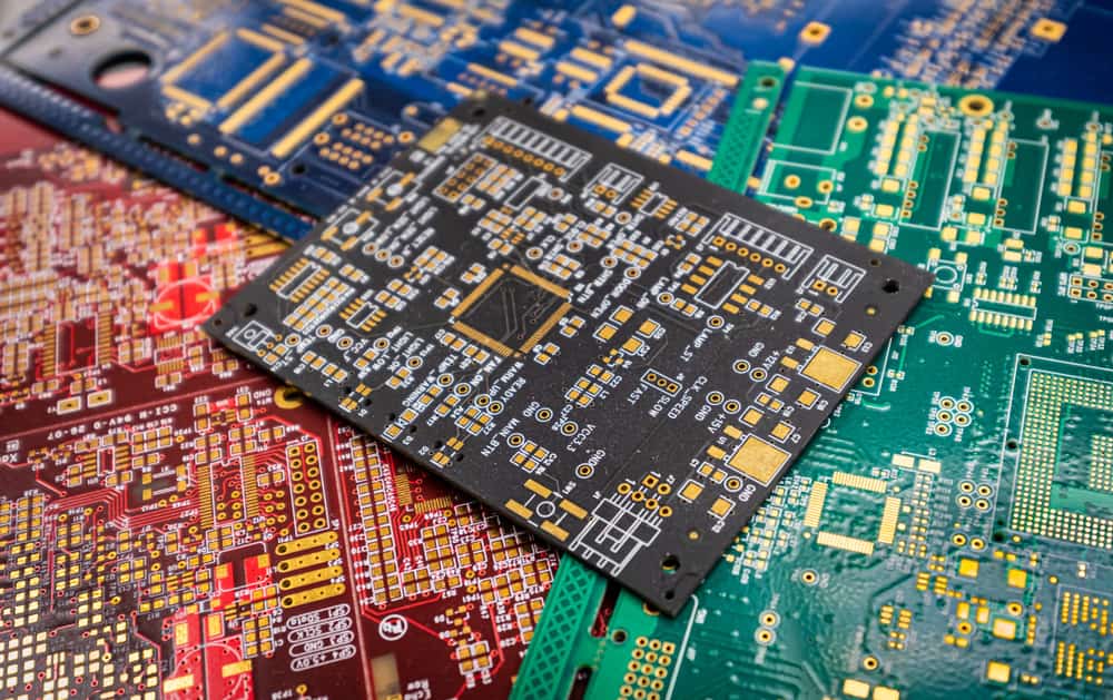 Multi-colored PCB boards