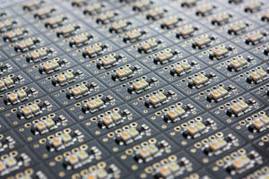 LEDs on a printed circuit board