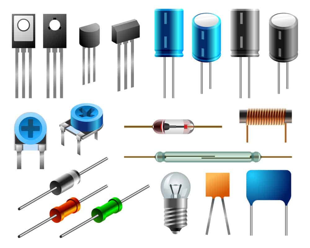 Types of diode and radio elements