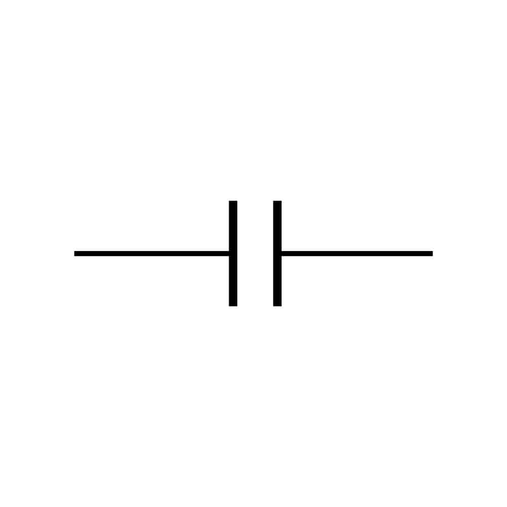 Ceramic capacitor symbol