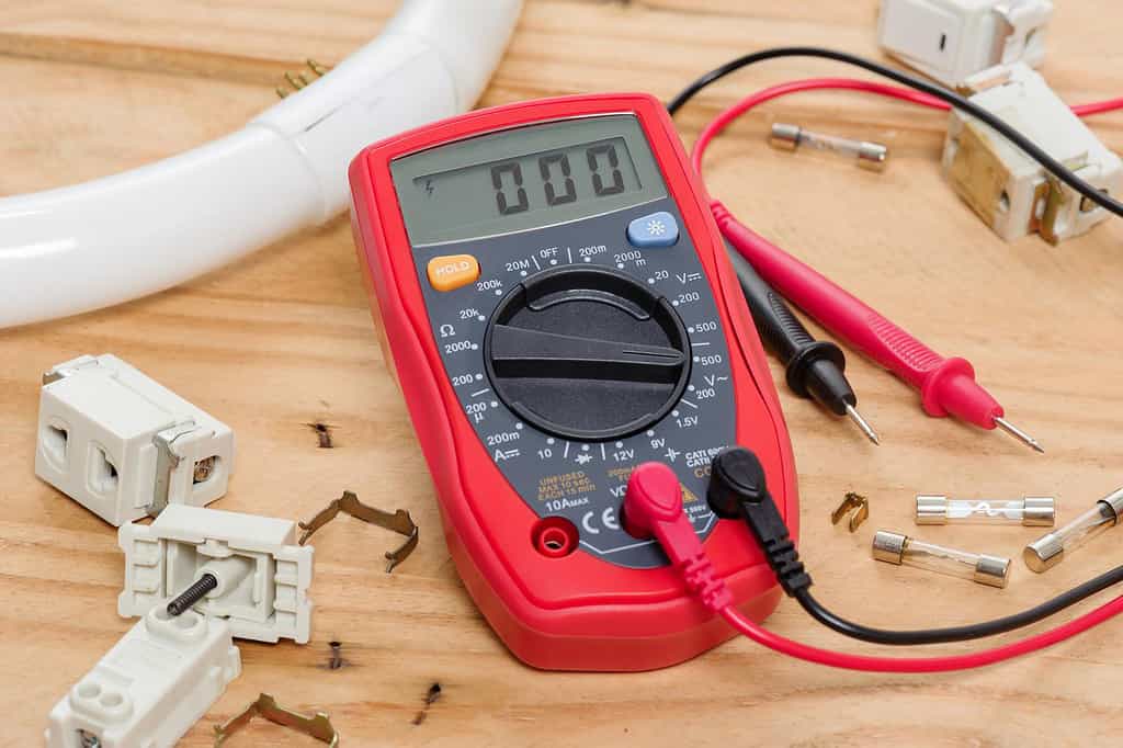 A digital multimeter