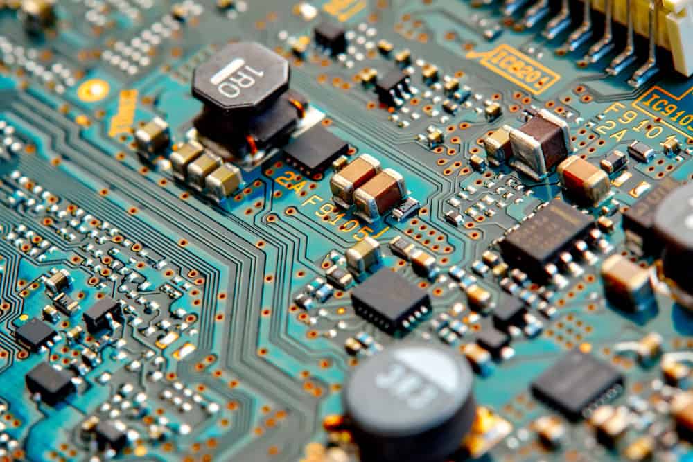 Image of the electronic circuit board