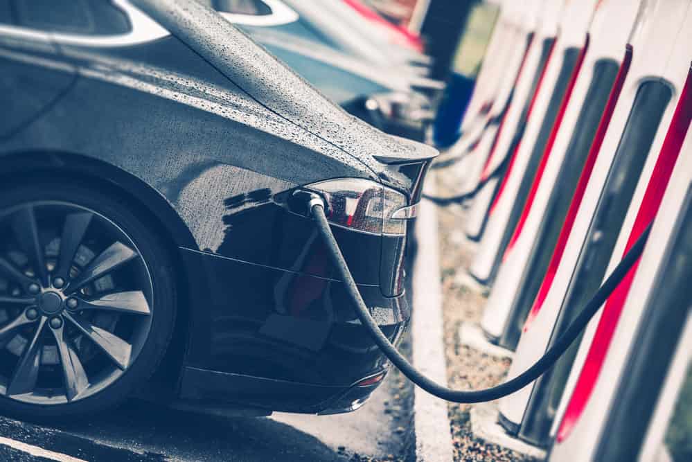 Electric cars charging station 