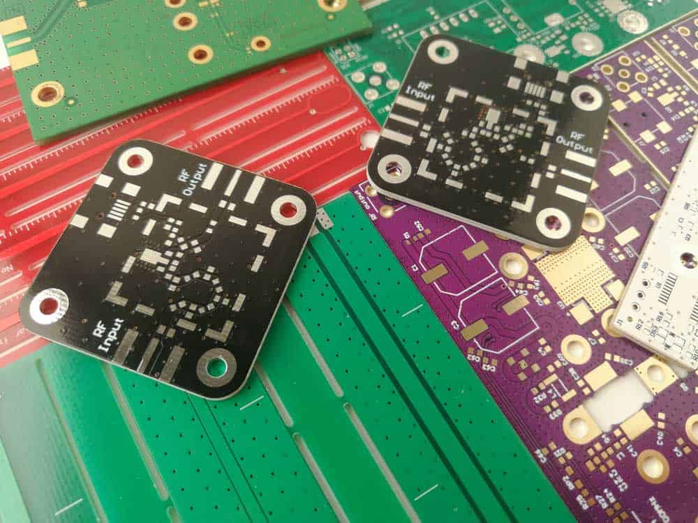 Multi-colored electronic PCBs